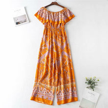 Load image into Gallery viewer, Orange Spice Bohemian Jumpsuit
