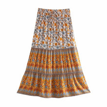 Load image into Gallery viewer, Jade Bohemian Maxi Skirt
