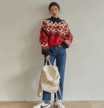 Load image into Gallery viewer, Autumn Bohemian Winter Sweater Vintage Style with Tassels
