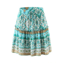 Load image into Gallery viewer, Summer Days Bohemian Two-Piece Mini Skirt &amp; Tank Top Set
