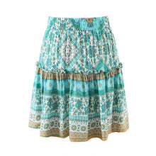 Load image into Gallery viewer, Summer Days Bohemian Two-Piece Mini Skirt &amp; Tank Top Set
