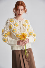 Load image into Gallery viewer, Jenny Handmade Crochet Women&#39;s Flower Cardigan
