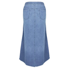 Load image into Gallery viewer, Jessie Bohemian Denim Maxi Skirt
