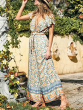 Load image into Gallery viewer, Foxy Floral Print Bohemian Jumpsuit
