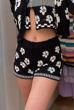 Load image into Gallery viewer, Sarah-Jane Knitted Floral Shorts
