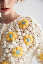 Load image into Gallery viewer, Jenny Handmade Crochet Women&#39;s Flower Cardigan
