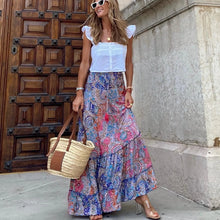 Load image into Gallery viewer, Jessie Floral Printed Maxi Skirt
