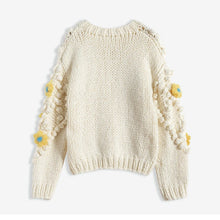 Load image into Gallery viewer, Jenny Handmade Crochet Women&#39;s Flower Cardigan
