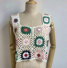 Load image into Gallery viewer, Nina Crochet Bohemian Top
