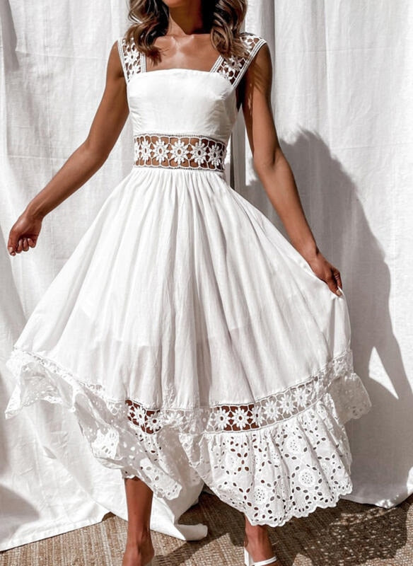 White Celio Bohemian Dress