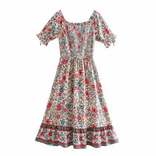 Load image into Gallery viewer, Happy Soul Bohemian Midi Dress
